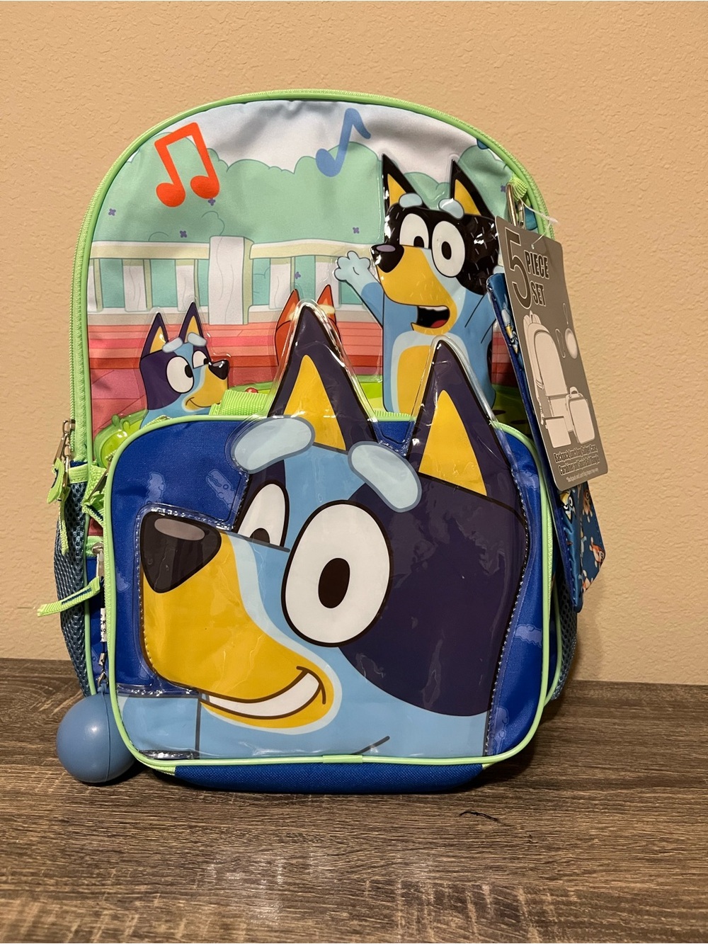 Bluey Backpack 5 piece Bundle